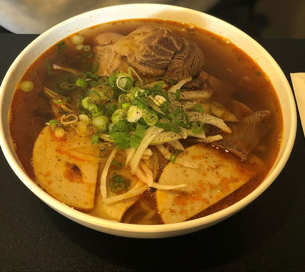 Bun Bo Hue soup from Café Nhan