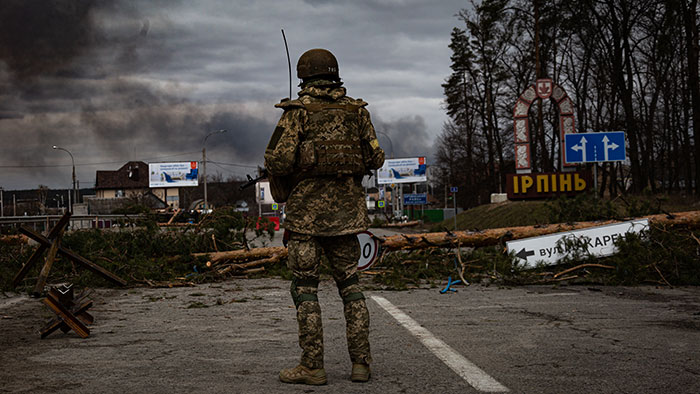 Ukrainian solider